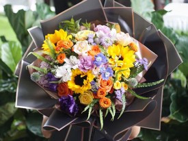 Papel coreano bordes dorados 